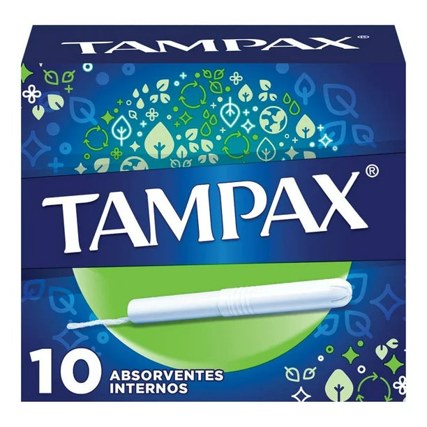 Tampones Tampax Super Flujo abundante 10 pzas