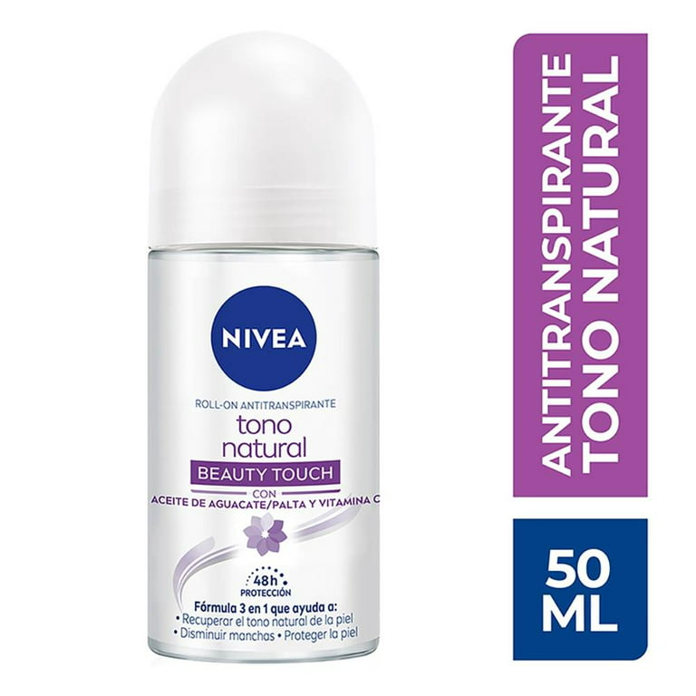 Antitranspirante NIVEA tono natural beauty touch roll on 50 ml