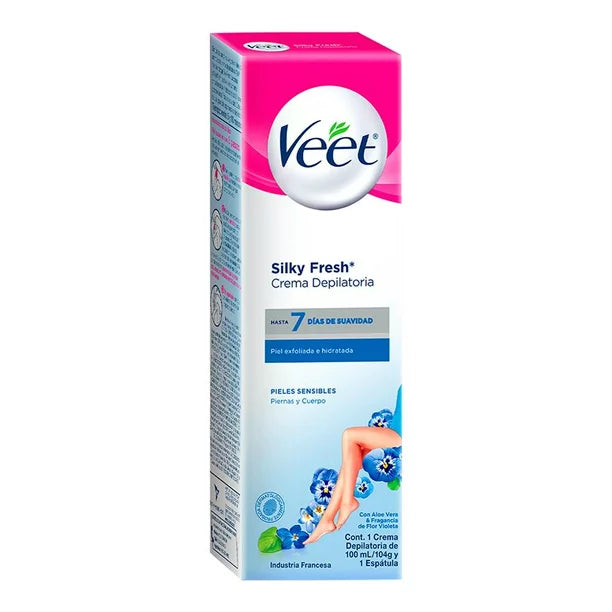 Crema depilatoria Veet corporal piel sensible 100 ml