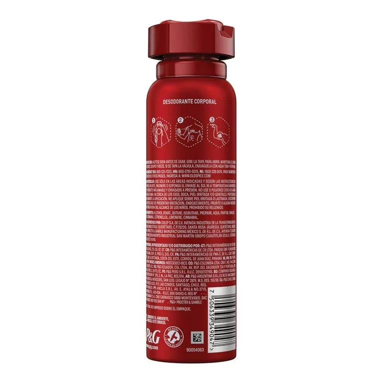 Desodorante Old Spice fresh en aerosol para caballero 96 g