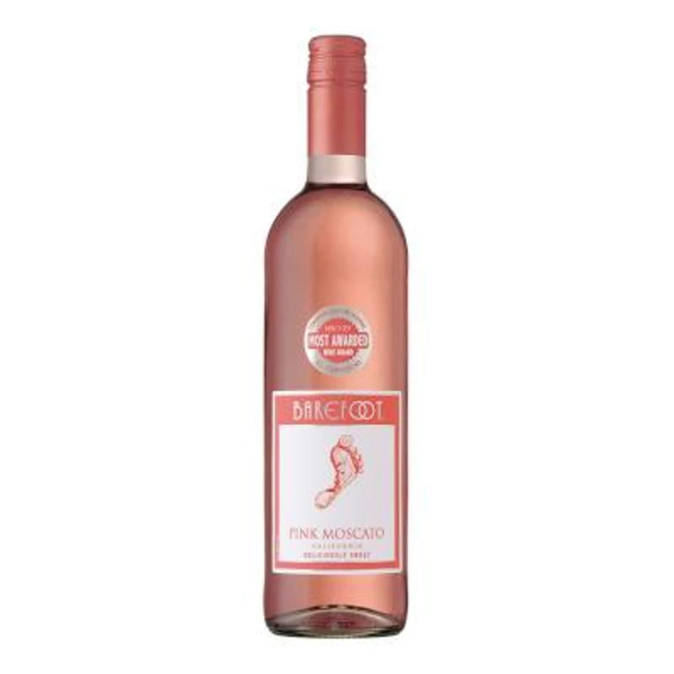 Vino Rosado Barefoot Pink Moscato 750 ml