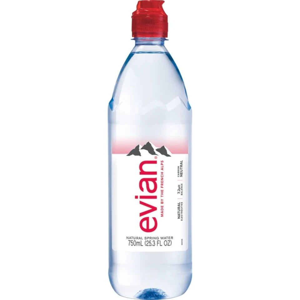 Agua Evian natural 750 ml