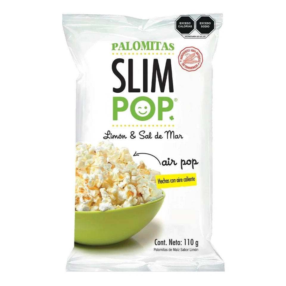 Palomitas Slim Pop limón y sal de mar 110 g