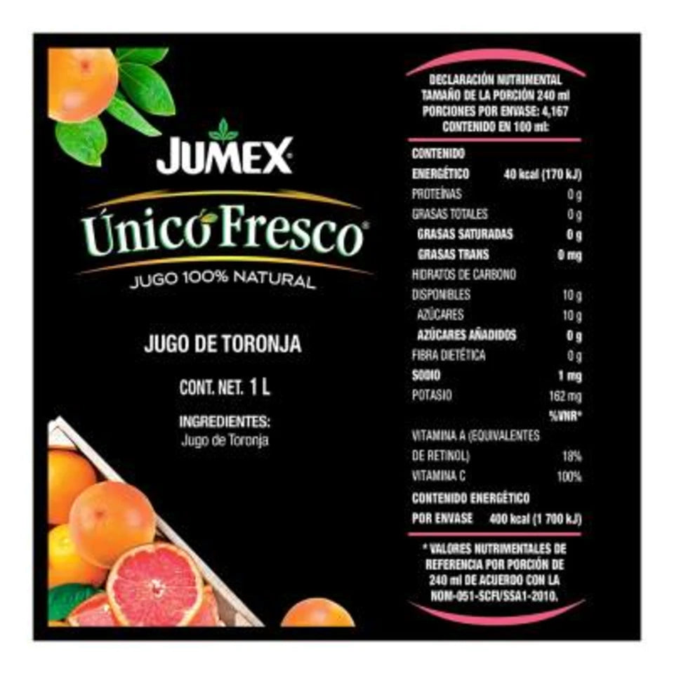Jugo Jumex Unico Fresco toronja 1 l