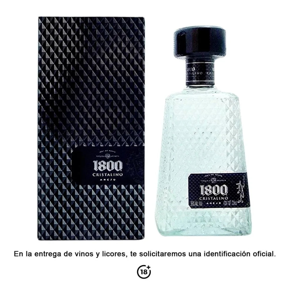 Tequila 1800 Cristalino Añejo 700 ml