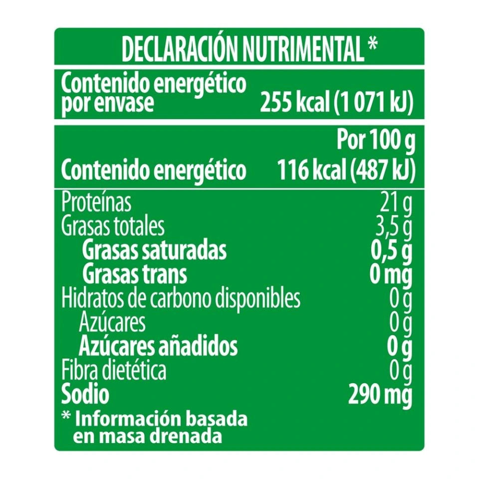 Atún Tuny en agua con aceite jumbo 295 g