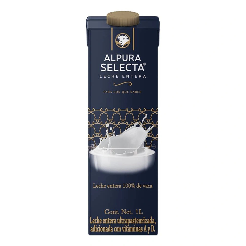 Leche Alpura Selecta entera 1 l