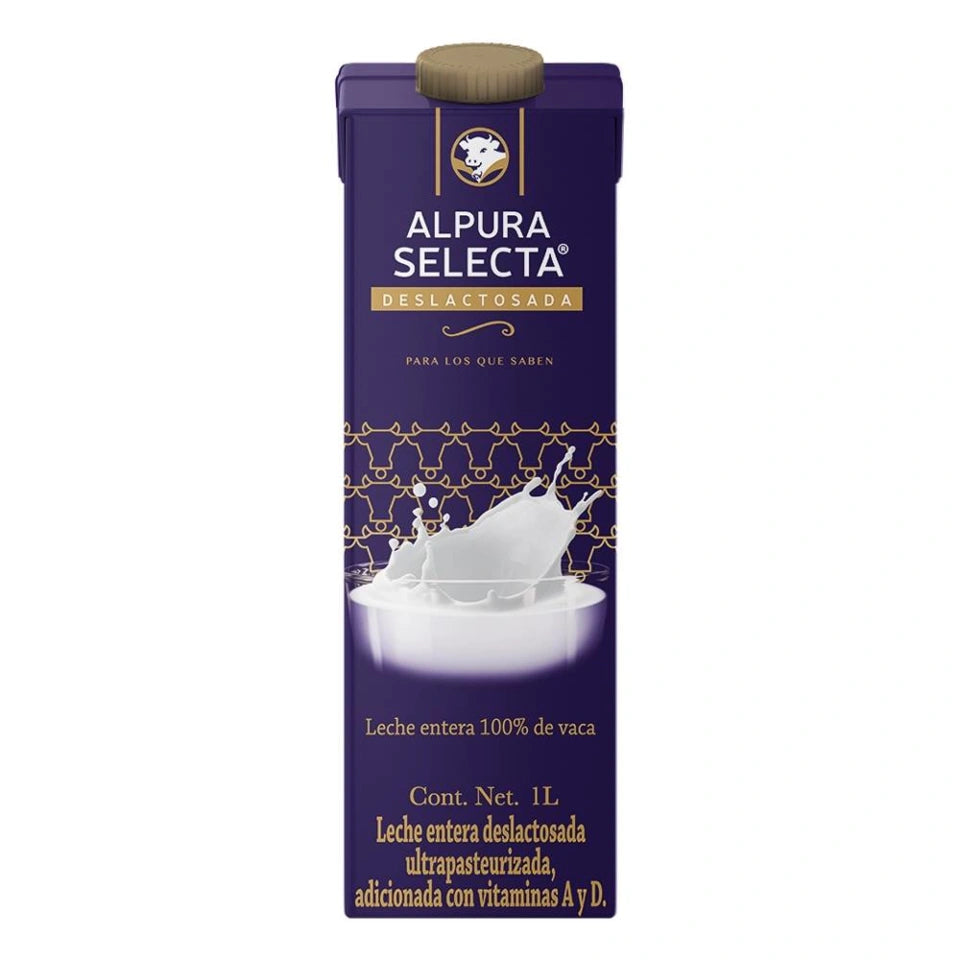 Leche Alpura Selecta deslactosada 1 l
