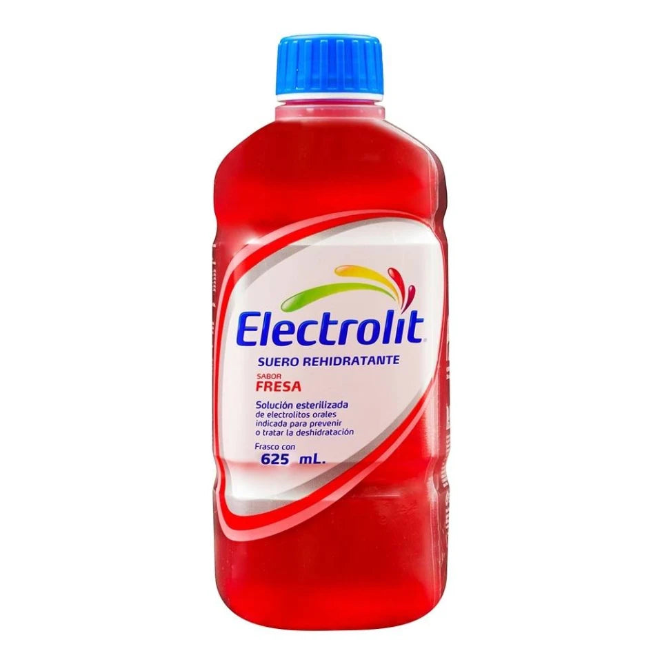 Suero rehidratante Electrolit sabor fresa 625 ml
