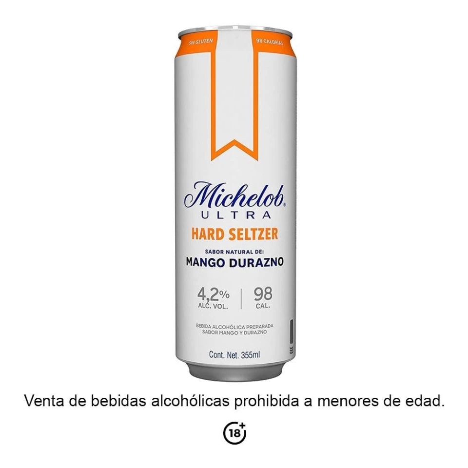 Bebida alcohólica Michelob Ultra mango durazno 355 ml