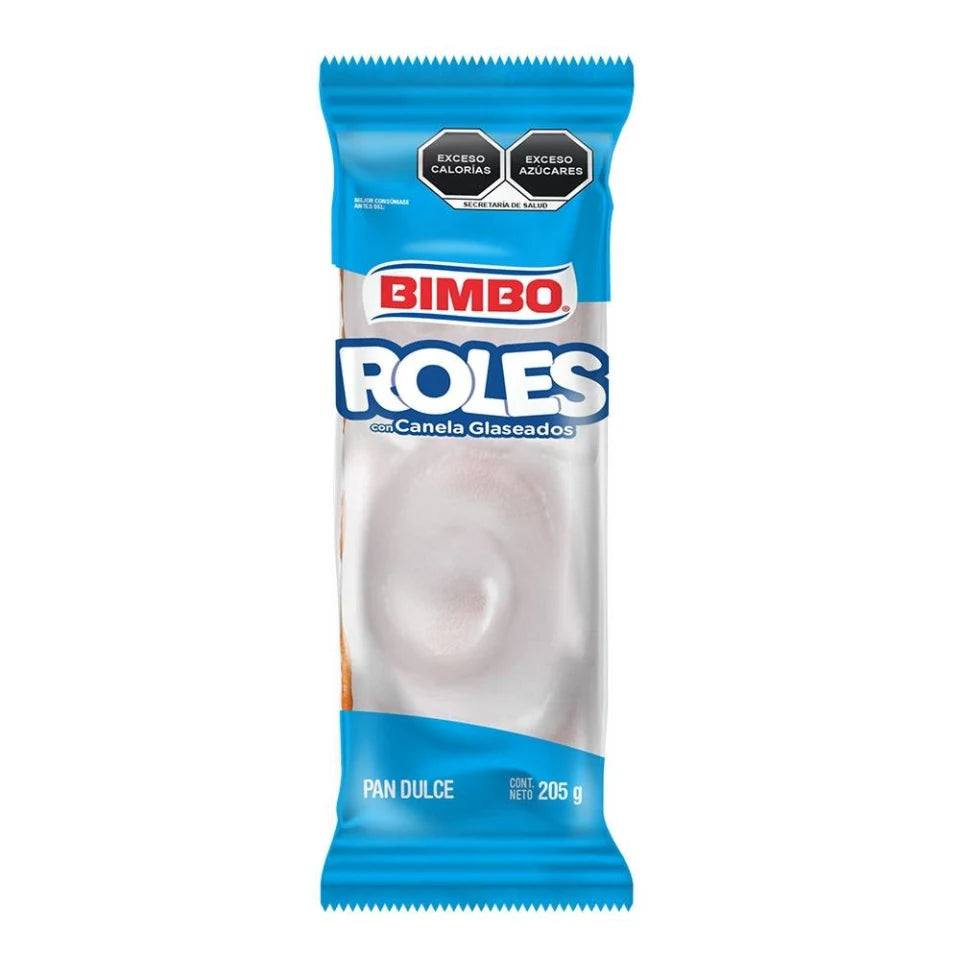 Roles Bimbo con canela y glaseados 205 g