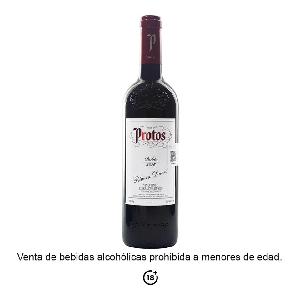 Vino tinto Protos roble ribera del duero 750 ml