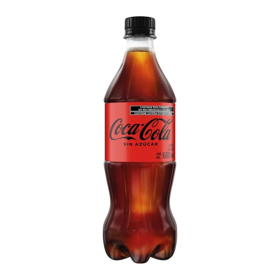 Refresco Coca Cola sin azúcar 600 ml