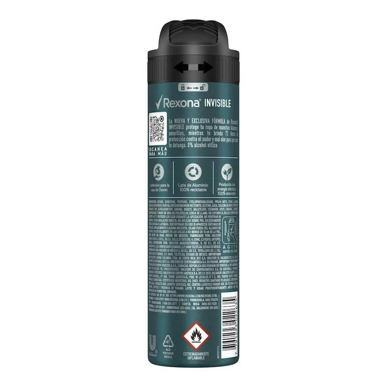 Antitranspirante Rexona Men invisible 150 ml