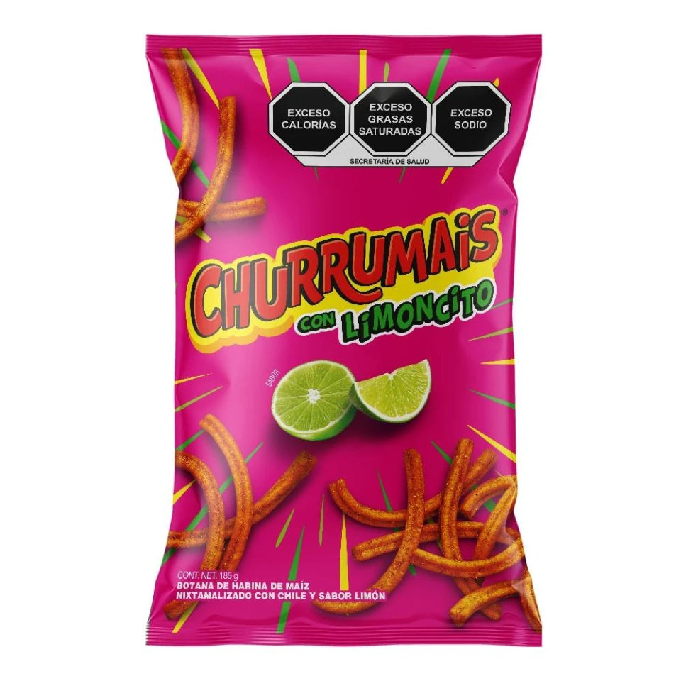 Churrumais Sabritas con limoncito 185 g