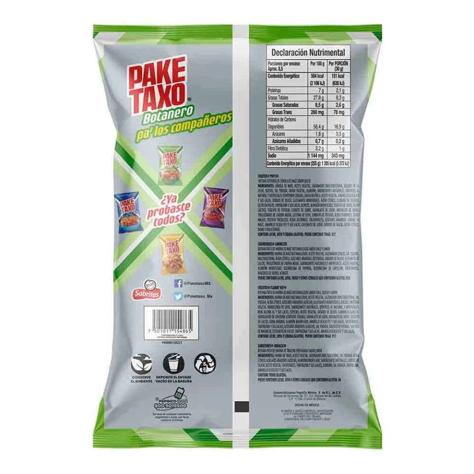 Botana surtida Paketaxo Botanero 255 g