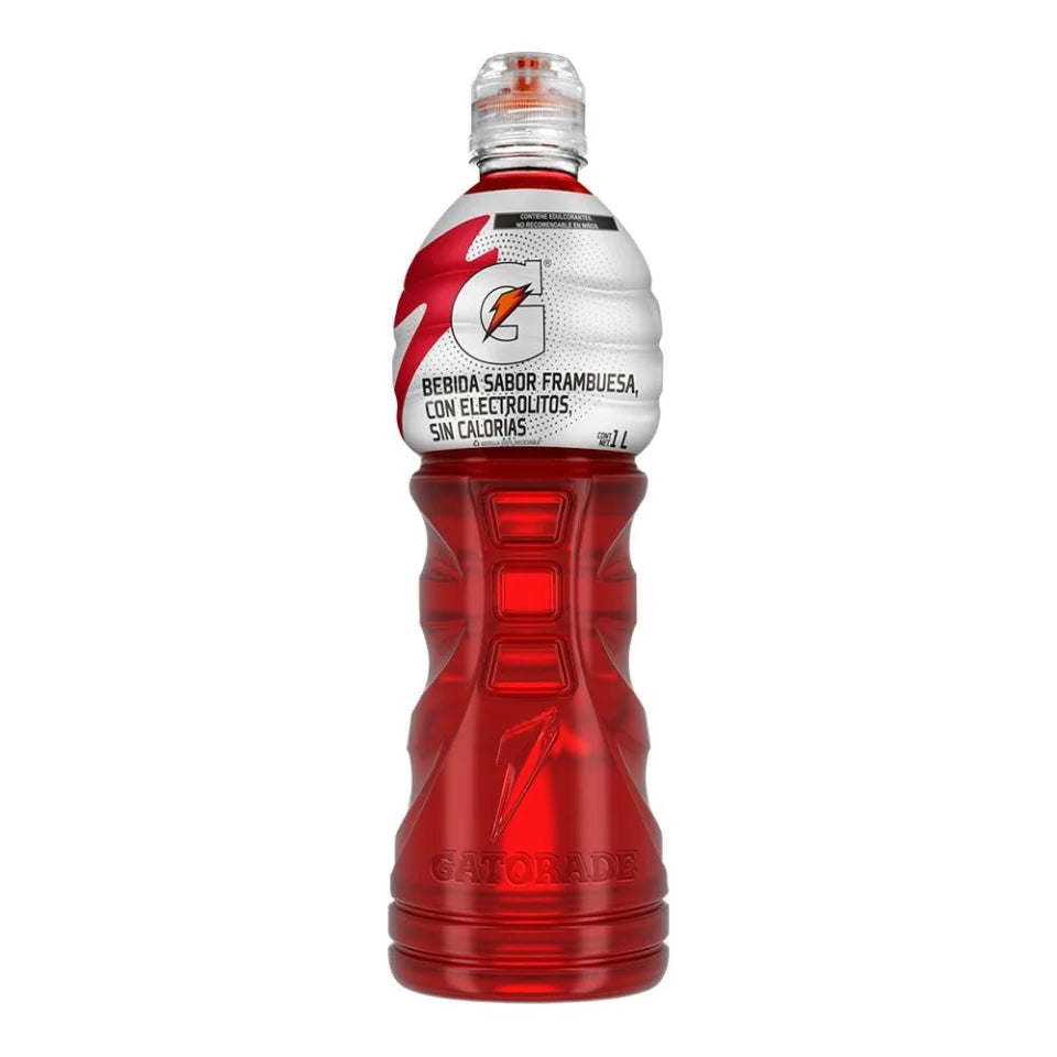 Bebida Gatorade sin azúcar sabor frambuesa 1 l