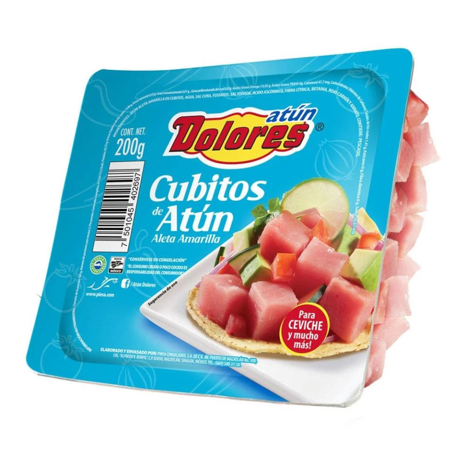 Cubitos de atún Dolores aleta amarilla 200 g