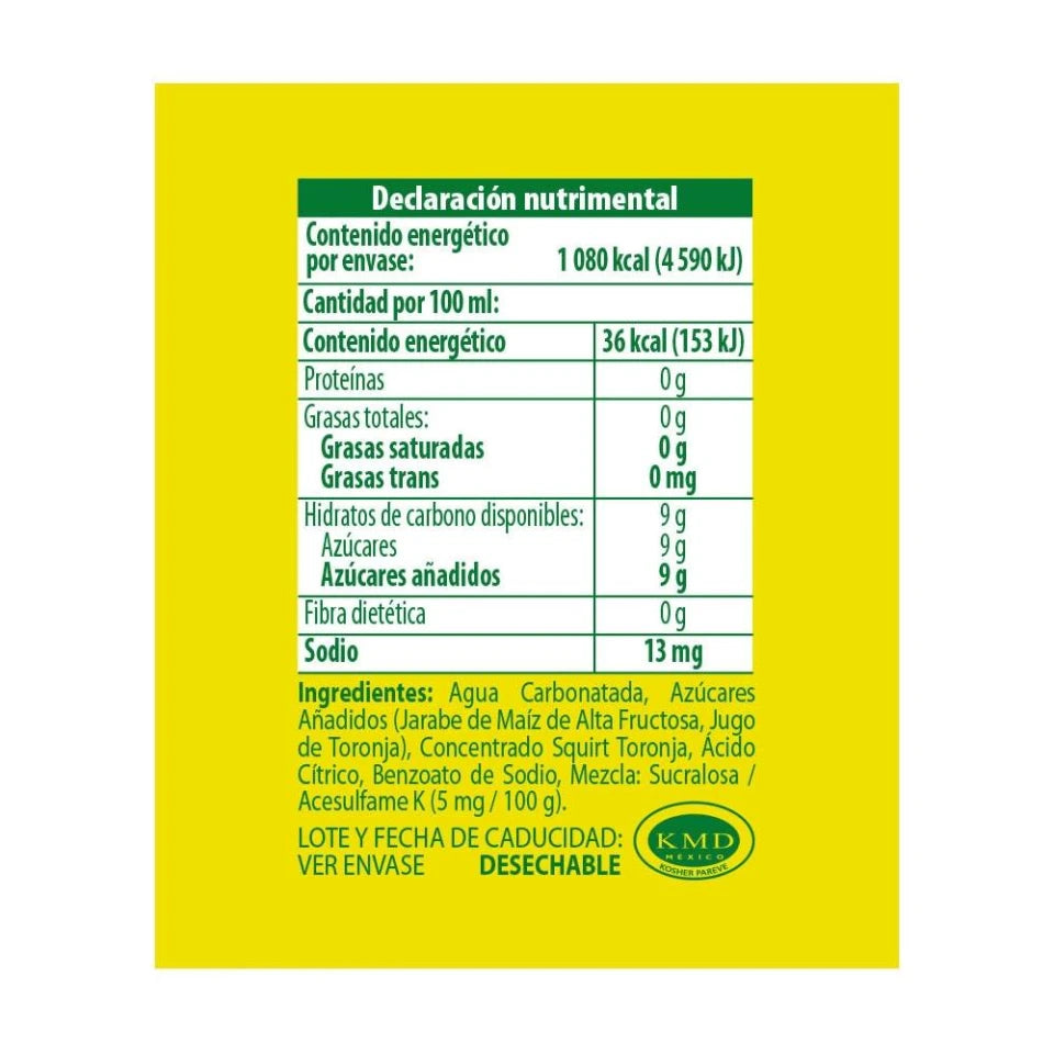 Refresco Squirt sabor toronja 3 l