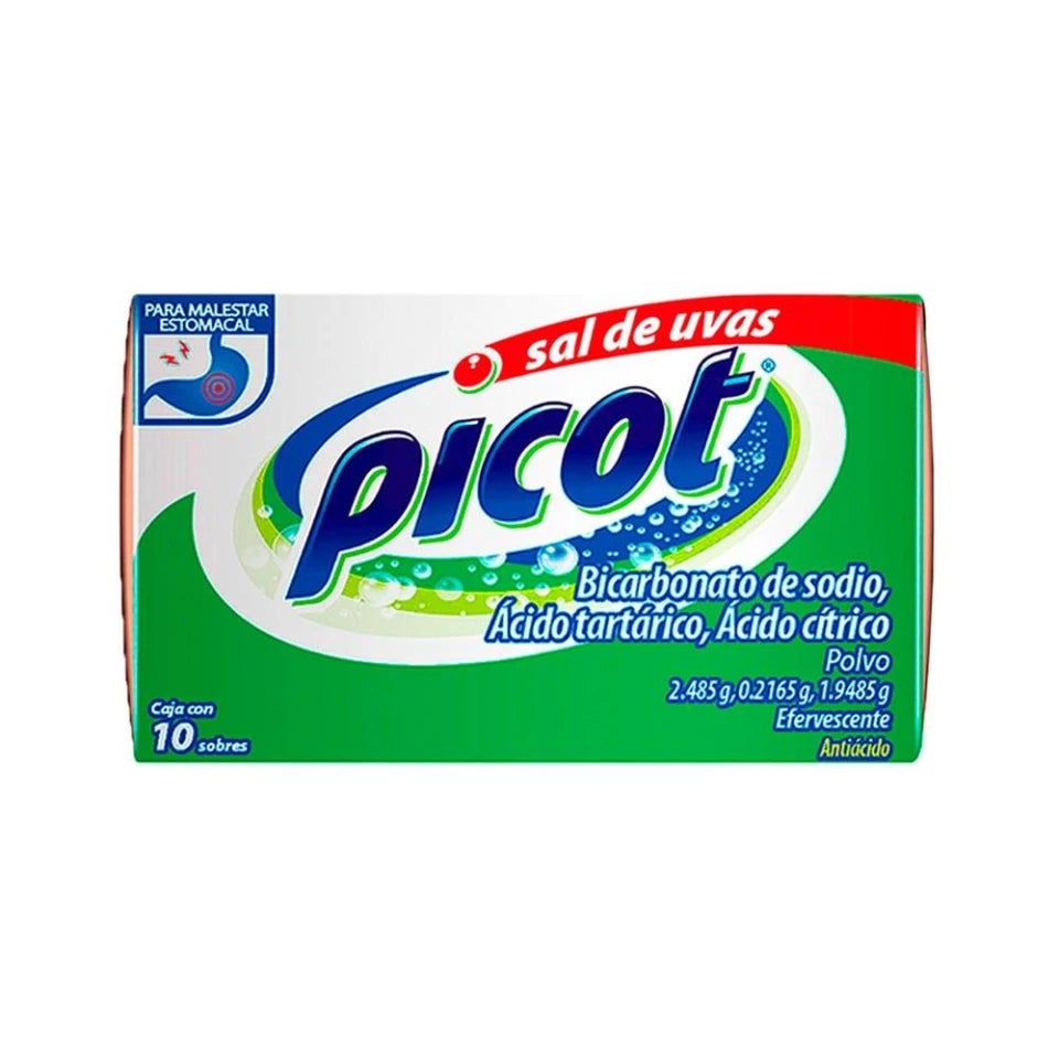 Sal de uvas Picot caja con 10 sobres