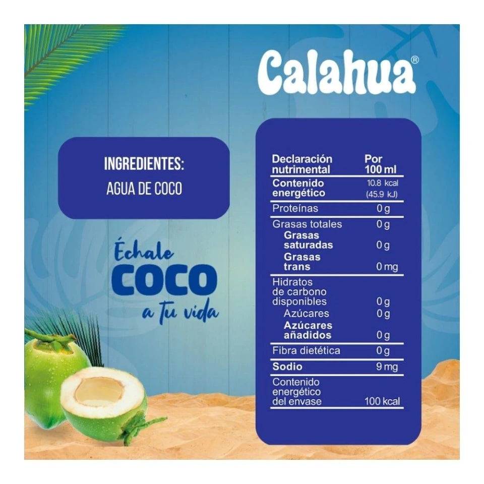Agua de coco Calahua Acapulcoco 330 ml